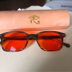 RA Optics Sunset blue light lens glasses Nate frame